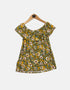 Off-Shoulder Floral Print Dress with Ruffle Detail